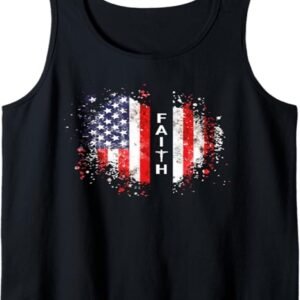 Love in Faith | American Faith | Graphic Christian Tank Top