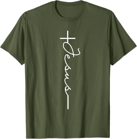 Divine Cross: The Sacred Name of Jesus | Christian | jesus T-Shirt - Image 6