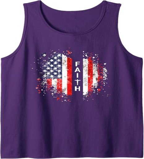 Love in Faith | American Faith | Graphic Christian Tank Top - Image 3