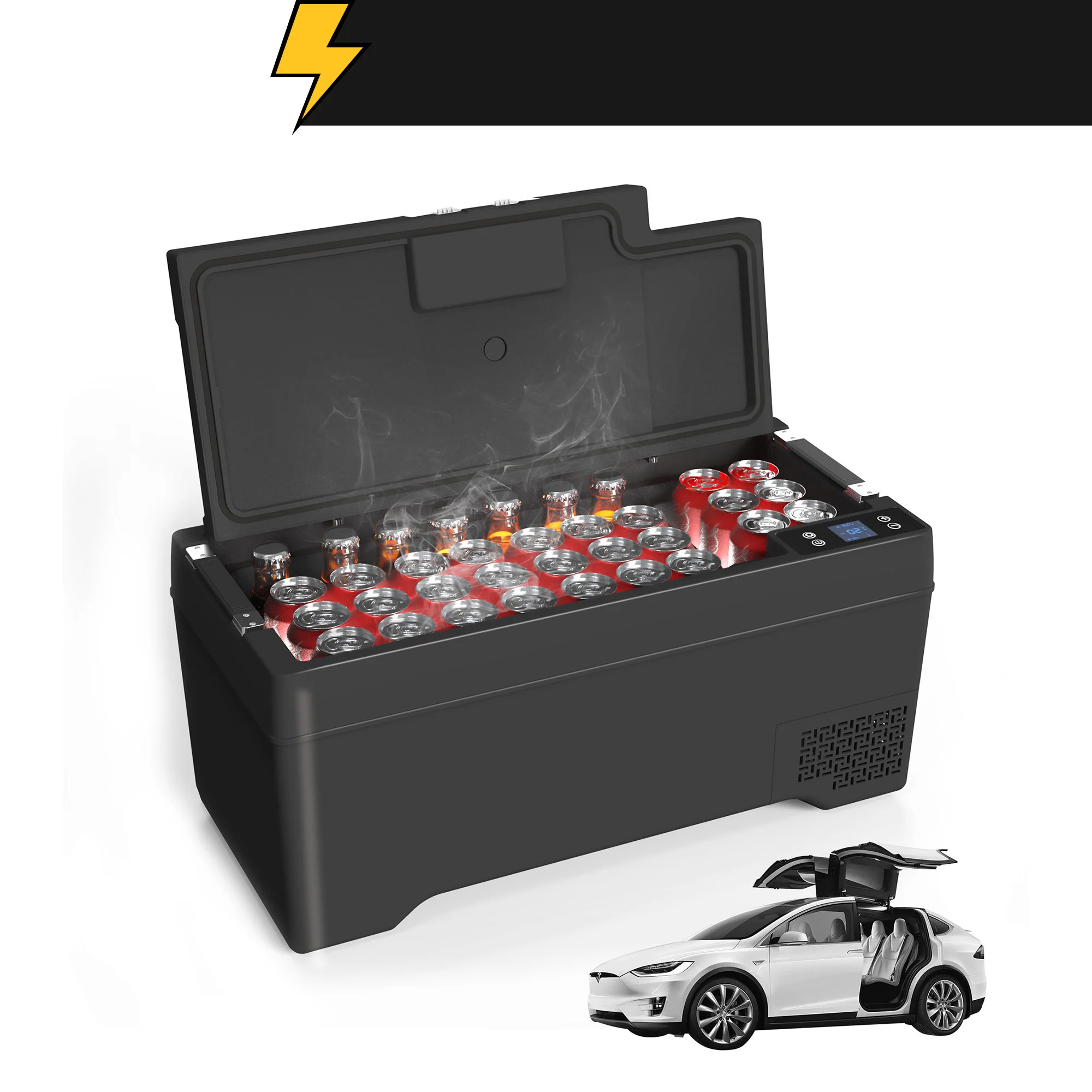 ACOPOWER TesFridge Portable Freezer——Specially Designed for Tesla Model 3, Y, and X